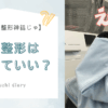 「心の整形はしなくていいですか？」「現代は、整形神話」とタイトルが書かれたテキスト、右側には水色の布にくるまり黄昏るオニオオハシのぬいるぐみ”ねぐち”の写真がある。