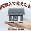 手のひらの上に乗せた住宅模型。住宅購入の理由や価値観、人生の選択と感情について考える記事のアイキャッチ画像