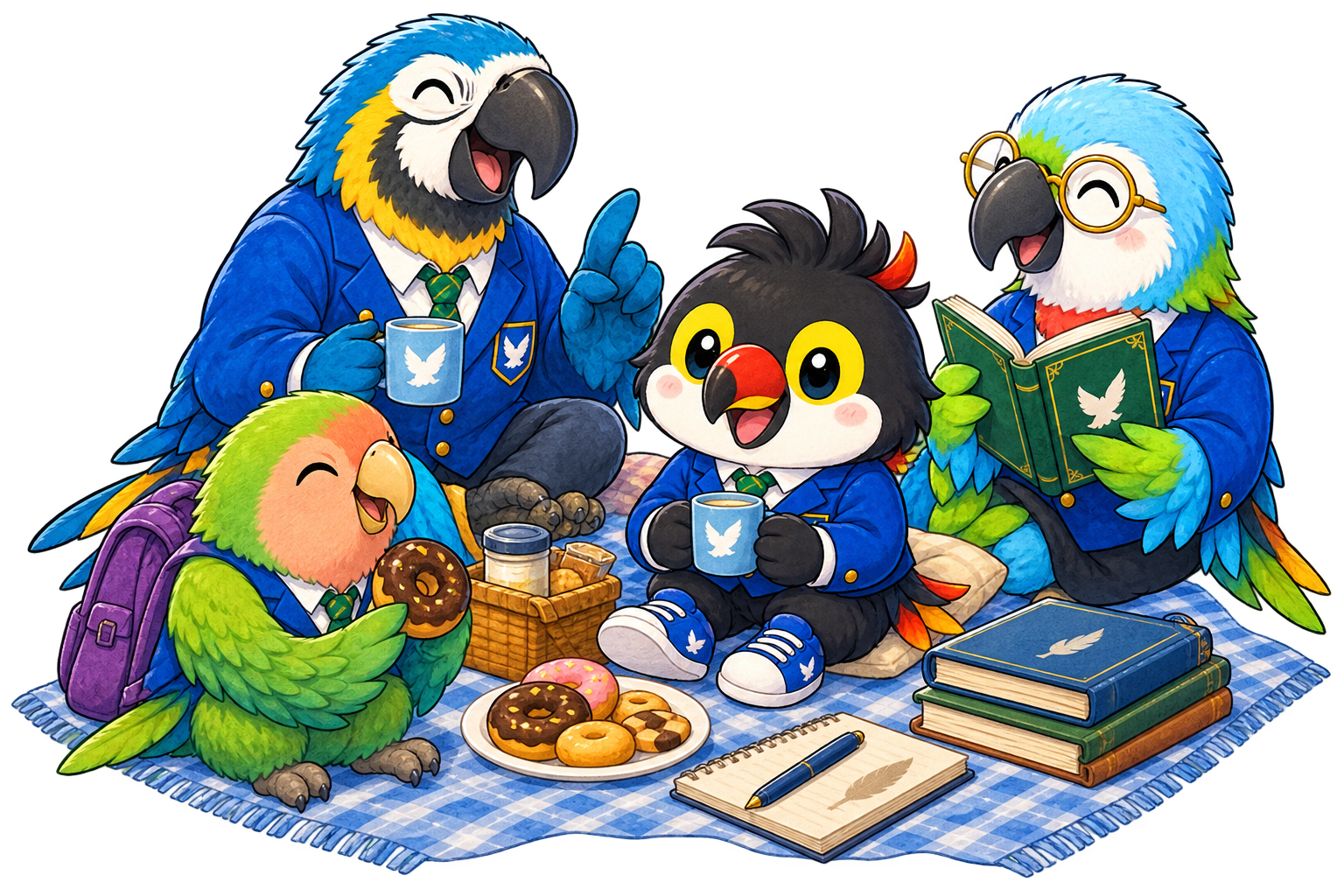 BIRD SECURITY CITYで過ごす鳥たち